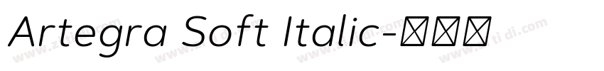 Artegra Soft Italic字体转换 Artegra Soft Italic字体转换